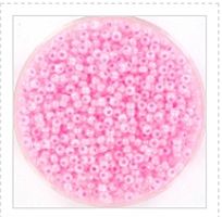 Rocailles 11/0 Miyuki Ceylon soft baby pink 10 gram.