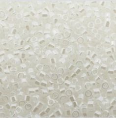 Rocailles 11/0 Miyuki white lined ab crystal. Per 10 gram.