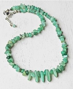 Ketting splitkralen Aventurijn, 47cm