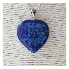 Hanger Lapis Lazuli Hartje, 37x35x8mm