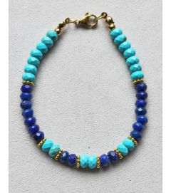 Armband Jaspis en Turkoois