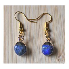 Set oorbellen met Lapis lazuli 10x8mm hanger
