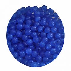 Acryl kralen  blauw 6mm, 48-50 kralen