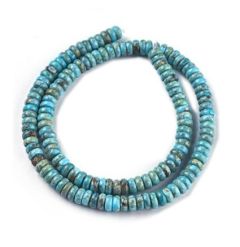 Zakje of snoertje imperial Jaspis rondel kralen 6x3mm, per 40 stuks.