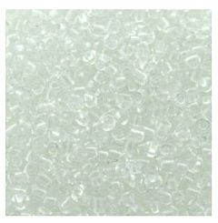 Rocailles helder kristal transparant 12/0. Per 10 gram.