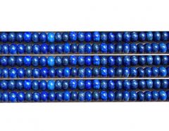 Kraal Lapis Lazui rondel 8x5mm, per 10 stuks.