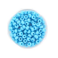 Rocailles 6/0 Miyuki opaque turkoois blauw, per 10 gram