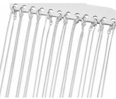 Ketting licht zilverkleurig, 42cm