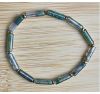 Armband Mosagaat ronde kolomkralen, 18cm