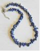 Ketting Lapis Lazuli split kralen 42cm + verlengketting