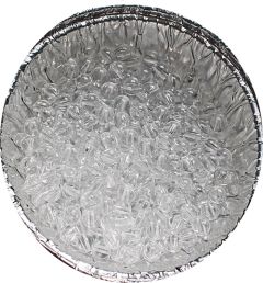 Acryl transparant ronde kraal 6mm. Per 50 stuks.