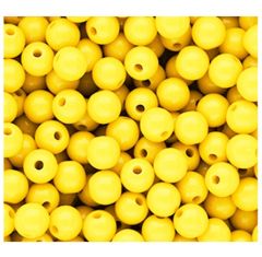 Acryl kralen DQ 12mm glanzend levendig geel, 10 stuks