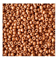 Rocailles terracotta bruin 12/0. Per 10 gram.