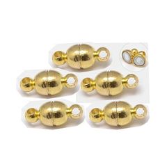Magneet slot goudkleurig 11x5mm (mini)