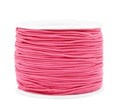 Elastisch draad 1,2mm Azalea roze, per 5 meter