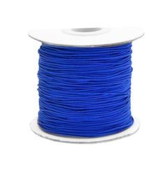 Elastisch draad 1mm cobalt blauw, per 5 meter.