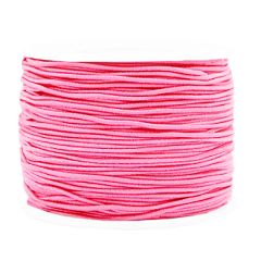 Elastisch draad 0,8mm hot pink, per 5 meter