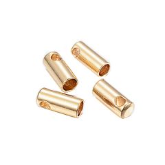Eindkapje roestvrijstaal goudkleurig 7x2mm. Per 2 stuks.