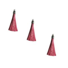 Kwastje of Tassel roze 6cm
