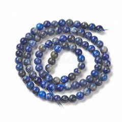 Half snoer Lapis Lazuli 6mm kralen, 30-32 kralen