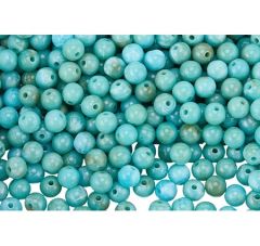 Acryl kralen 8mm, imitatie turkoois, per 48-50 stuks.