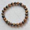 Armband Tijgeroog kralen 8mm