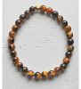 Armband Tijgeroog 6mm kralen, 18-19cm