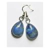 Oorbellen Lapis Lazuli druppel 18x13mm