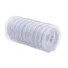 Rol staaldraad tigertail met licht witte coating, 10 meter. 0.38mm. 1 stuks.