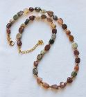 Ketting Alashan Agaat kralen 50cm
